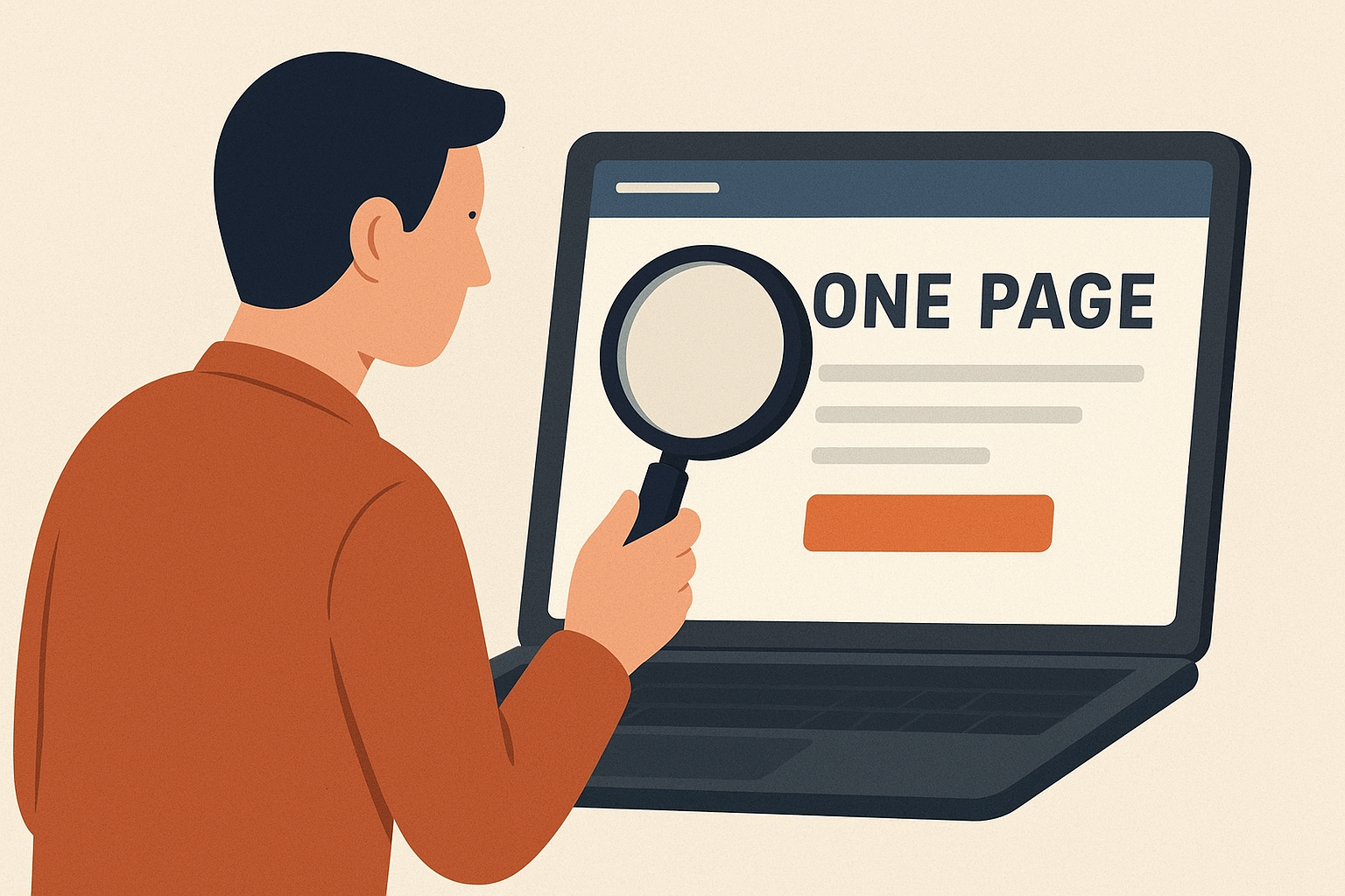 site one page pour seo